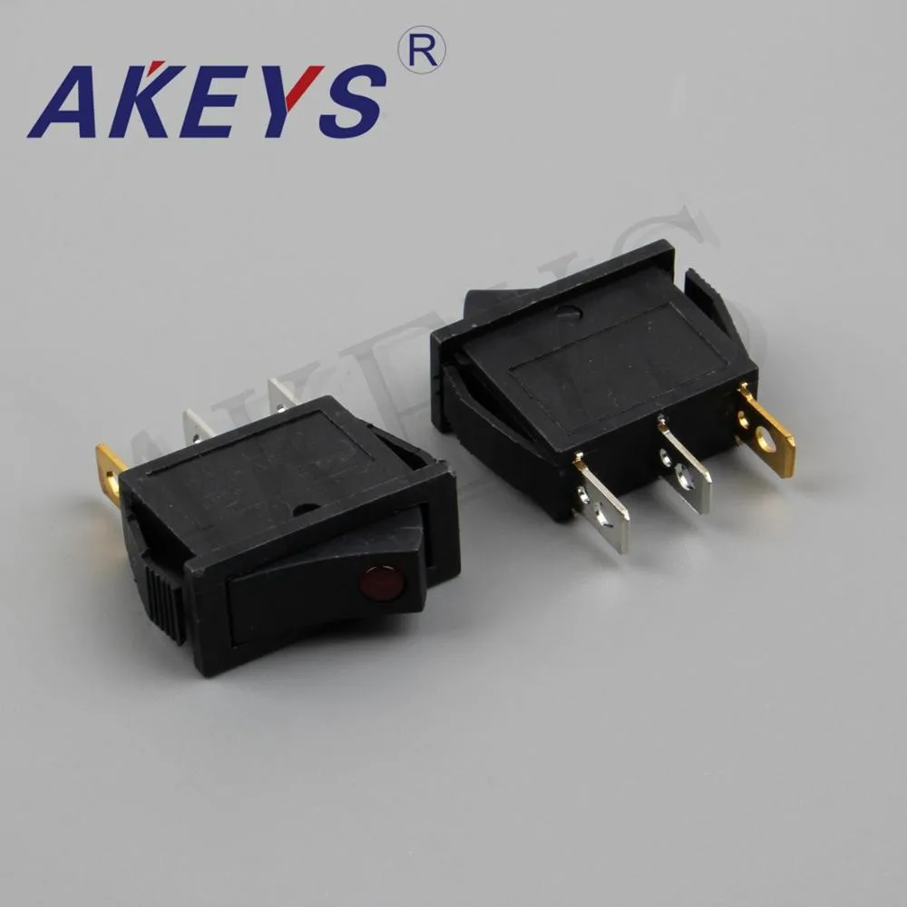 

10PCS KCD3-101-3P 3pins Cat - eye rocker switch 13.5*31mm for heater coffee machine