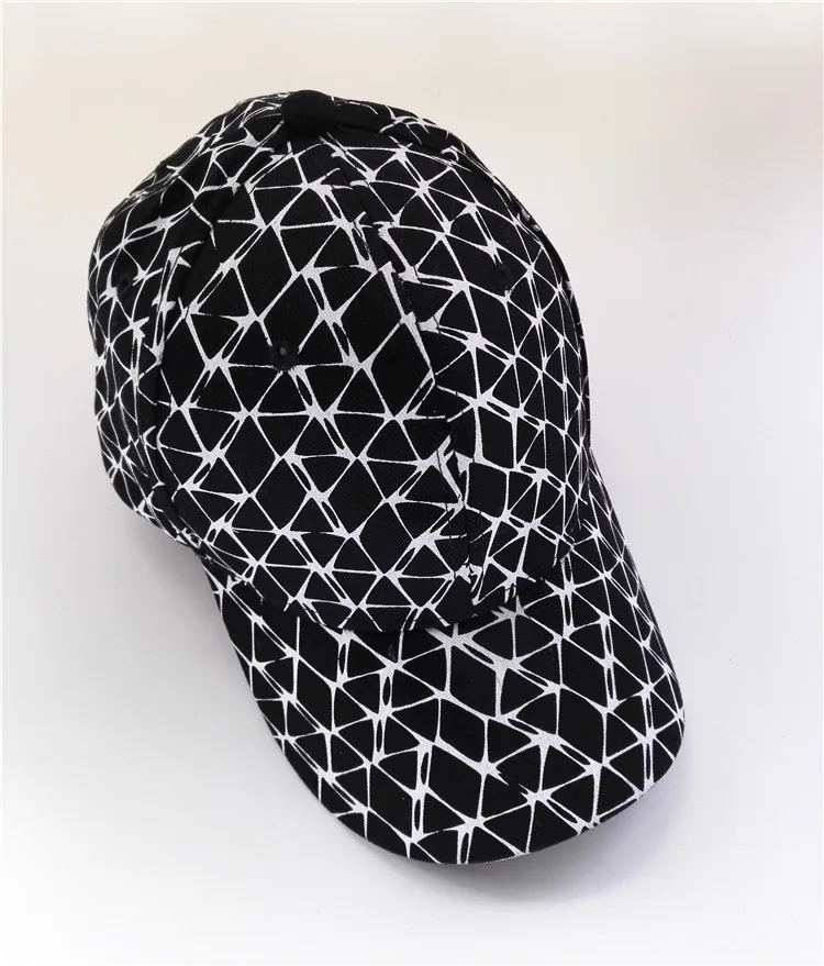 Кепка в клетку для мужчин и женщин однотонная хлопковая бейсболка с сетчатым