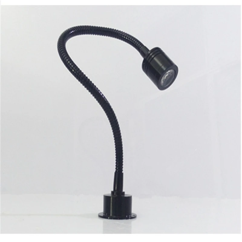 1 Вт/3 Вт Светодиодная Гибкая трубчатая точечная лампа для шкафа светодиодная