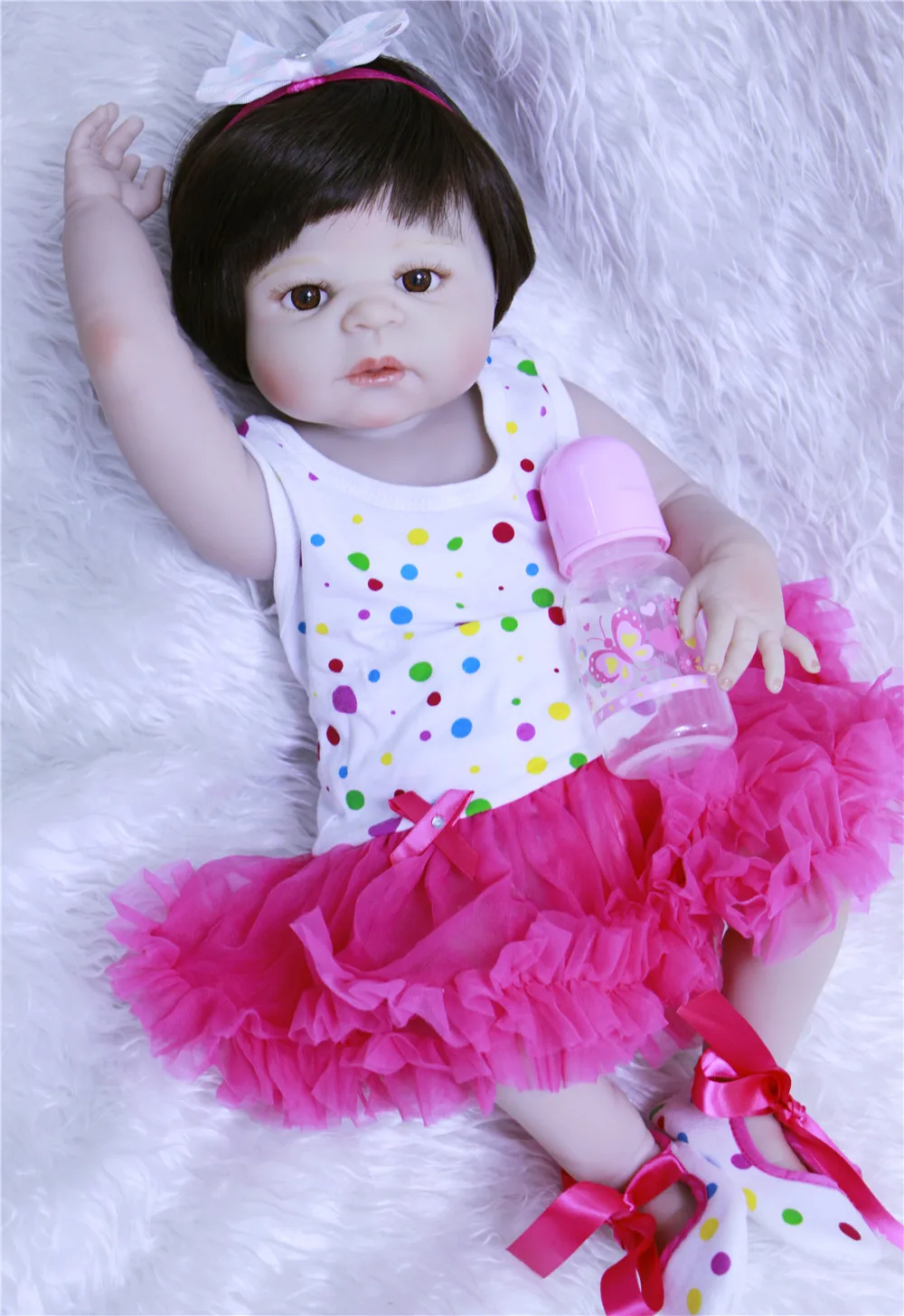 Силиконовые куклы reborn для новорожденных детей подарок bonecas brinquedo menina 55 см baby alive