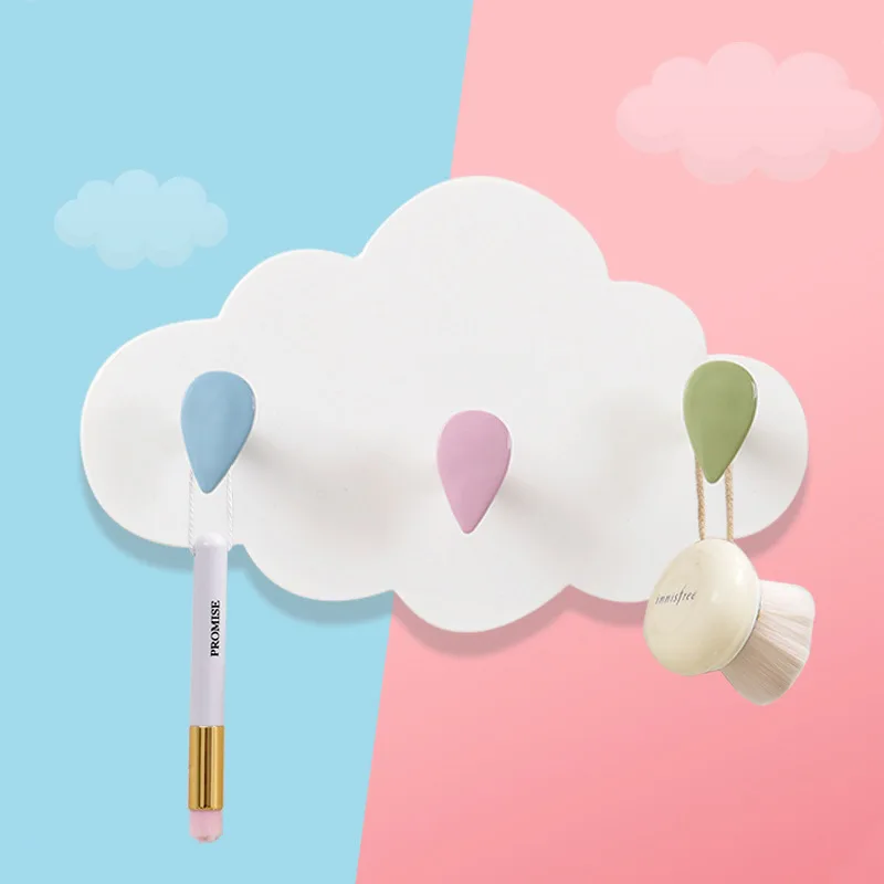 Бесшовный крючок в форме облака с тремя звеньями для домашнего крыльца