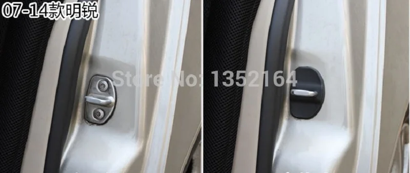 Авто замок пряжки крышки, амортизатор колодки для Skoda Octavia A5 2007-2013,4 шт./лот, автомобильный Стайлинг
