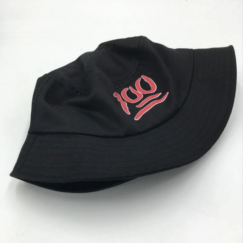 

Black summer 100 points fisherman bucket hat hip hop cotton 100 percent sun hat panama outdoor man sunshade cap