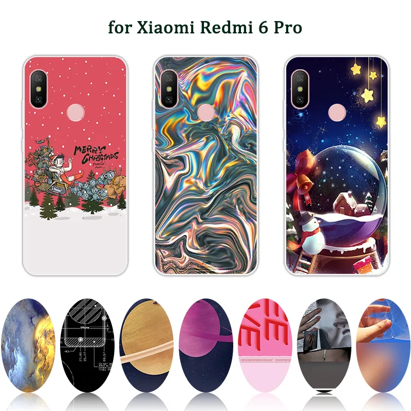 5 84 дюйма Для Сяо mi красный 6 Pro ТПУ подруга крышки поделки для Xiaomi A2 Lite Силиконовая