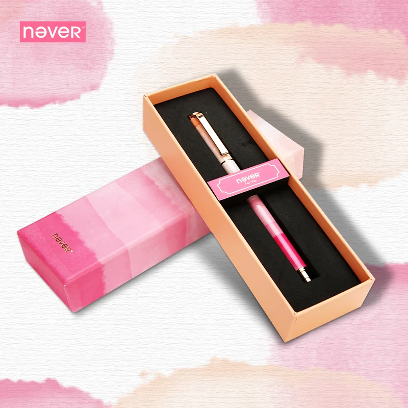 Никогда не Коллекция акварельных гелевых чернил ручка 0 5 мм черные чернила Ручка