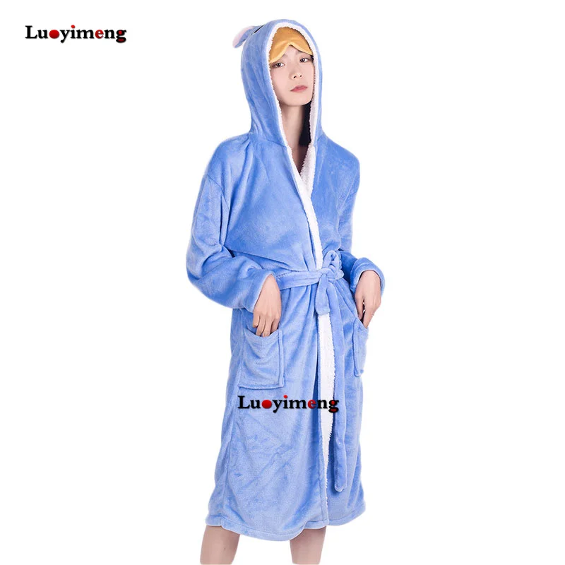 New Women Sleepwear Stich Pajamas Flannel Unicorn Sloth Onesie Adults Couple Cartoon Anime Pijama unicornio Pajama Home Clothing |