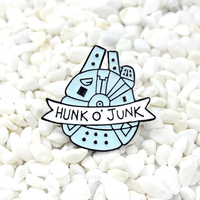 Эмалированная брошка Hunk o' JUNK sciential Star Wars космический корабль на заколках рюкзак