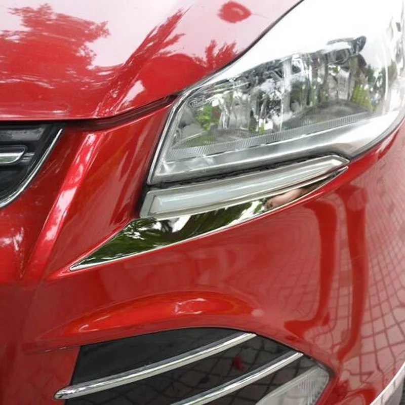 Tonlinker внешняя фара брови чехол наклейки для FORD KUGA 2013 16 Стайлинг автомобиля 2 шт.