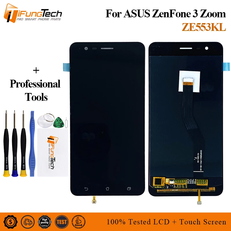 Для 5 &quotAsus ZE553KL ЖК дисплей кодирующий преобразователь сенсорного экрана в сборе