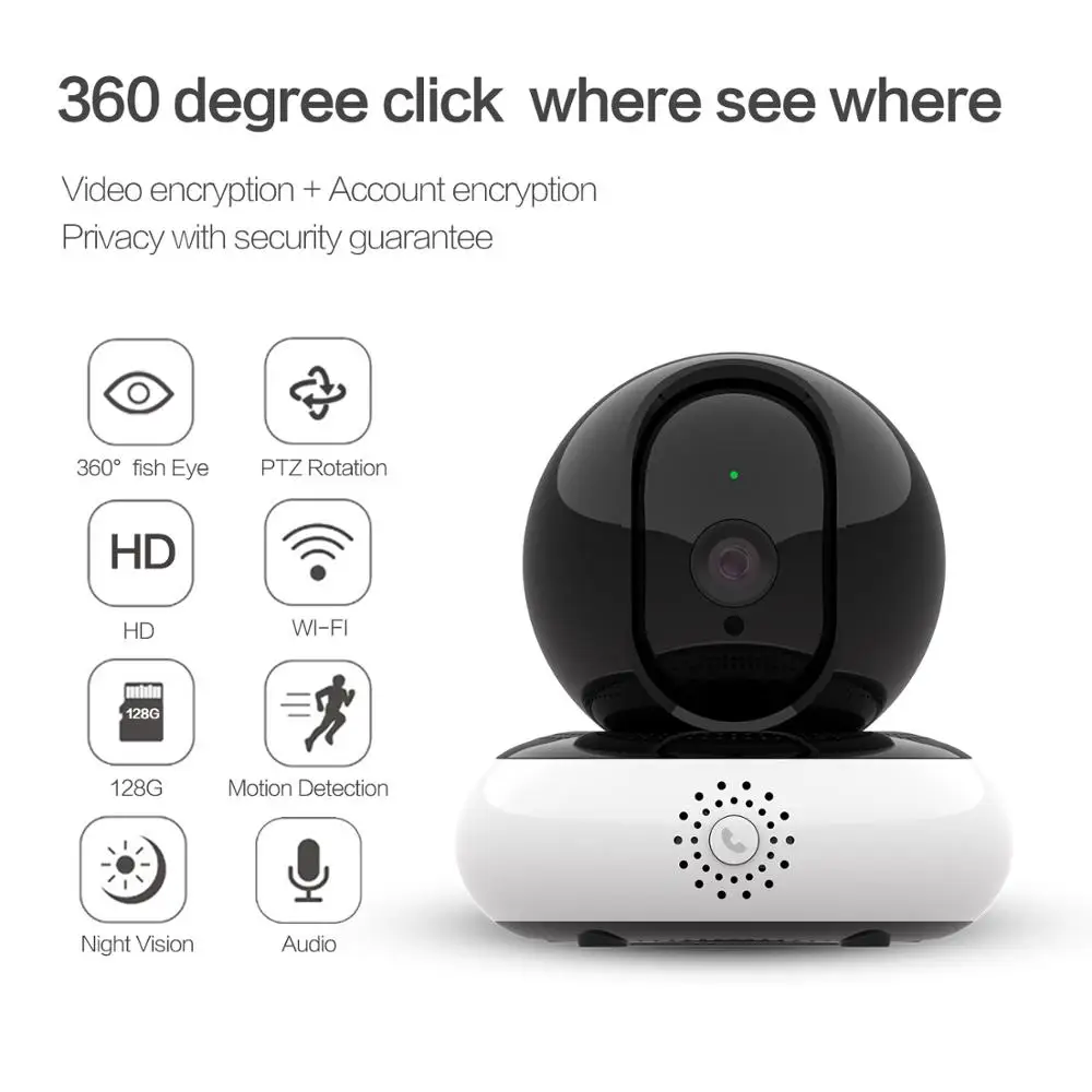 1080P HD Ip камера Wi Fi мини детский монитор аудио Смарт cctv Домашняя безопасность