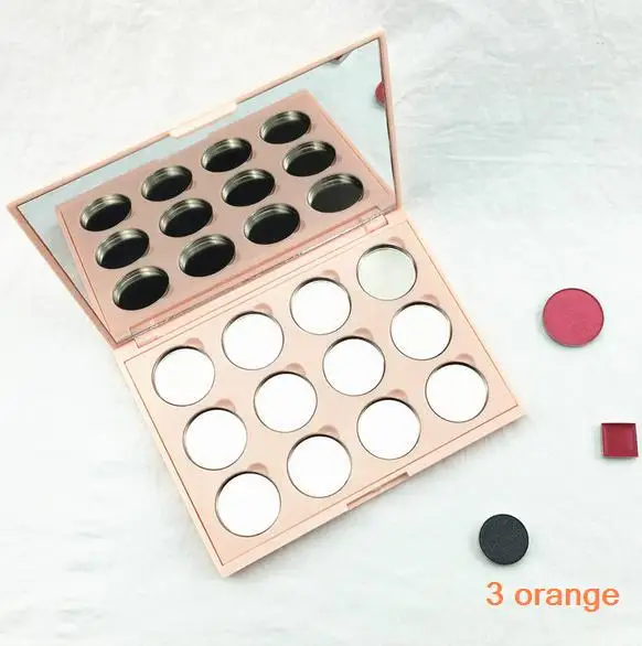 free shipping 12 grid eye shadow / lipstick pressure plate empty box ( mirror magnet and aluminum plate) | Красота и здоровье