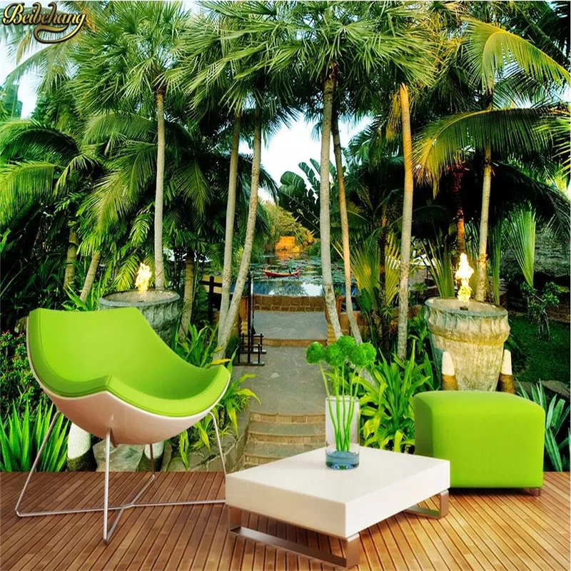 

beibehang Custom 3d wallpaper mural coco maldives landscape background wall painting wall papers home decor papel de parede