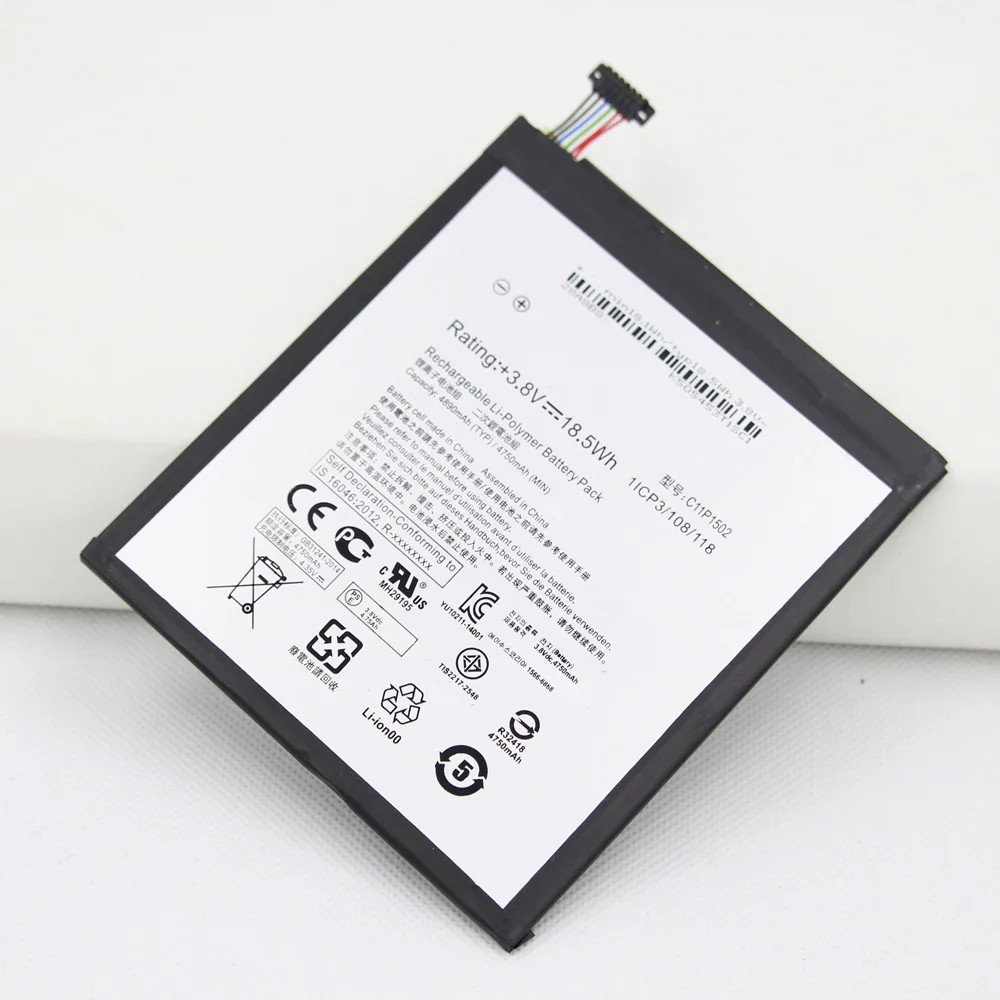 Аккумулятор 2 шт./лот C11P1502 для ASUS ZenPad10 Z300C Z300M Z300CG Z300CL P023 P01T 10 1 4890 мАч | Мобильные