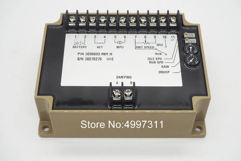 Chinese Own Factory! Quality Engine Spare Parts Generator Speed Controller EFC 3098693 For Original 500KW Actuator | Обустройство