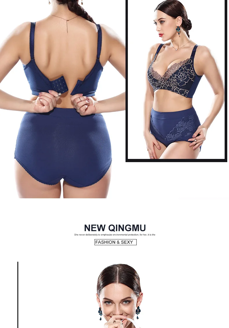 34-42 C D E F плюс Размеры wirefree чашки wireunderwear Для Женщин Кружевной Бюстгальтер пуш-ап цветочный косточках тонкие чашки бюстгальтер Для женщин женское белье