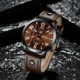 relogio masculino CRRJU New Brand Creative Quartz Men Watch Leather Chronograph Army Military Sport Watches Clock Men Date Reloj Other Image