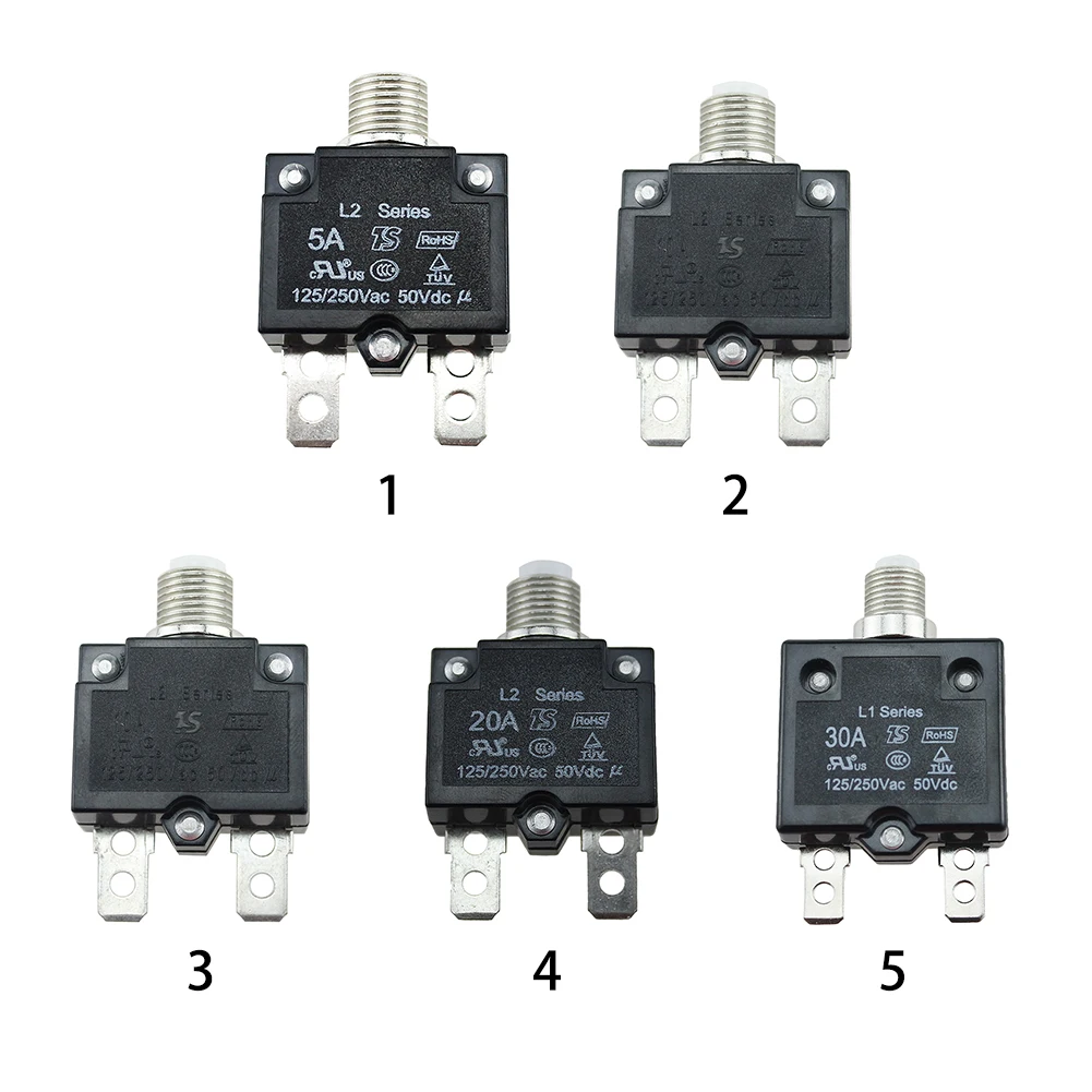 5A/10A/15A/20A/30AMP кнопочный переключатель воздуха литой корпус сбрасываемая Панель