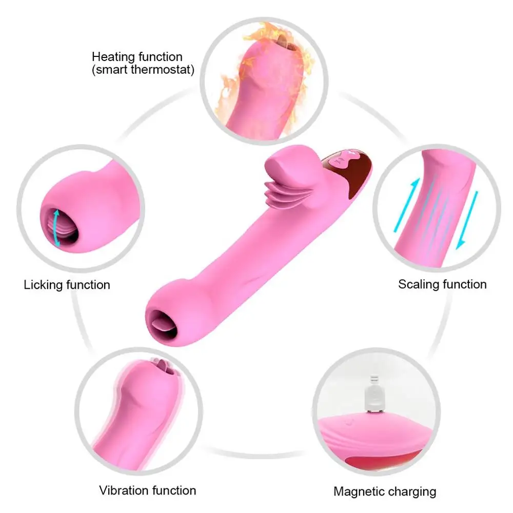 Язычок для клитора Вибратор двойные порно игрушки G Spot вибратор секс шоп Для