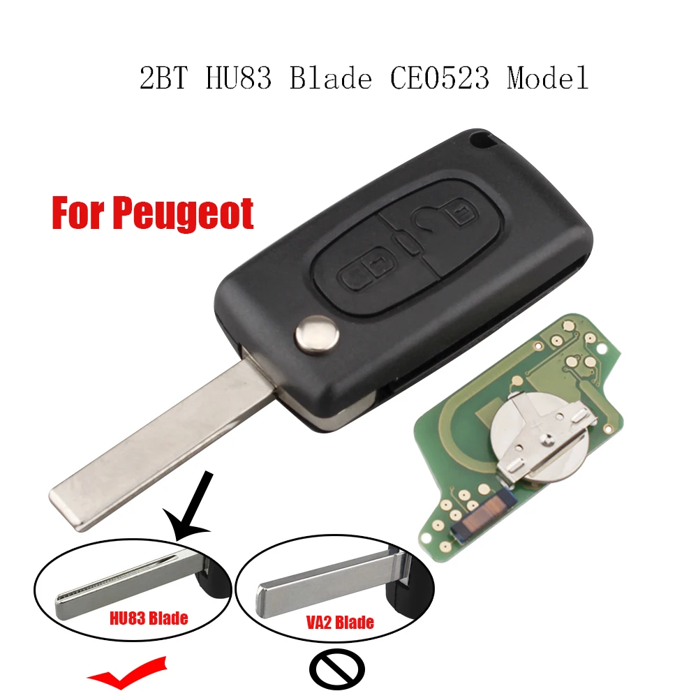 Дистанционный ключ для PEUGEOT 207 307 308 407 807 Expert Partner CC SW ID46(PCF7941) оригинальный (модель
