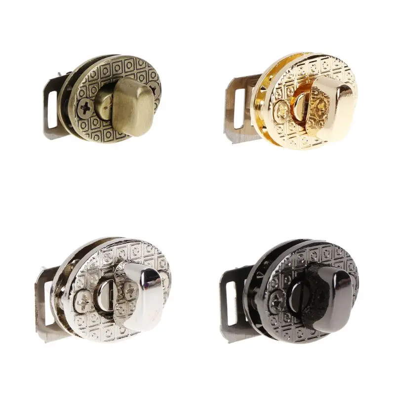 Новый 1 шт. в форме яйца Поворотный замок для сумок 4 цвета маленькая овальная