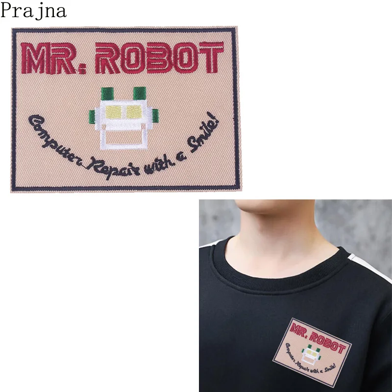 Праджня MR патч для роботов Утюг на вышитые патчи одежды готический рок ТВ