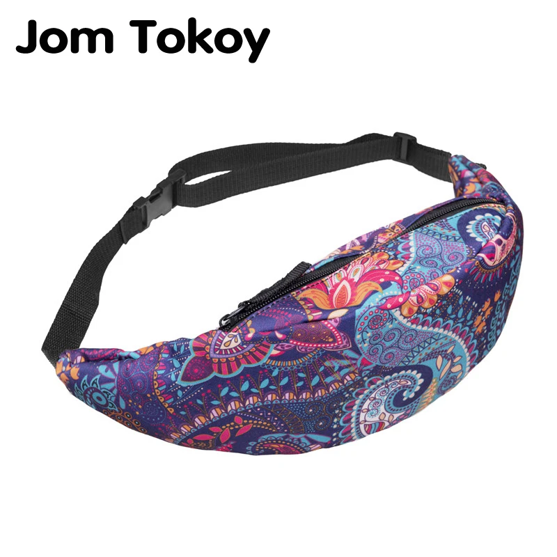 Поясная Сумка Jom Tokoy Мужская цветная поясная сумка для мужчин и женщин