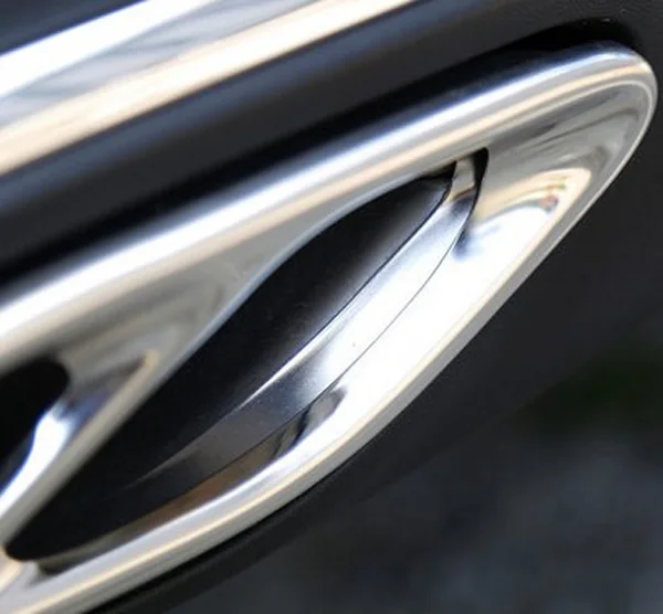 Автомобильная AMG выхлопная накладка выходы задняя рамка отделка для Mercedes Benz GLE W166