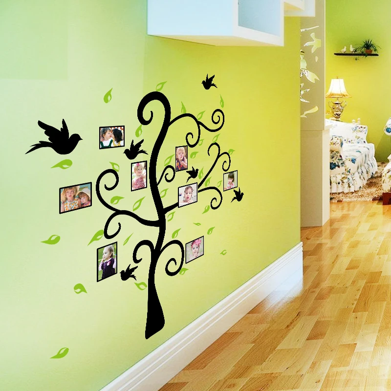 Creative Tree Photo Frame Bedroom Living Room Door Furniture Removable DIY Wall Stickers Self-adhesive Decal Decor Mural dc18 | Дом и сад