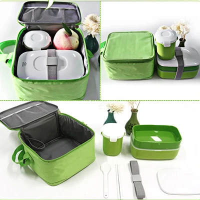 1 Высокое качество японский Bento ланч ж/вода суп коробка для кружки изолированный ланч сумка контейнер для еды Ланчбокс пластик микроволновая печь OK - Цвет: 1