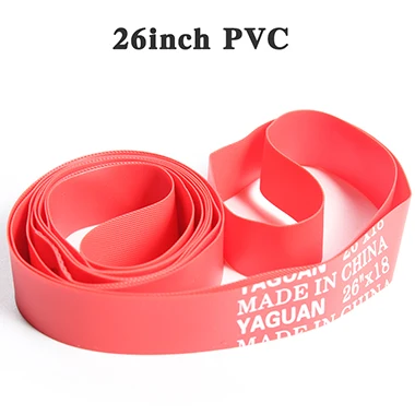 26inch pvc 2 шт MTB дорожный велосипед шины шинный вкладыш полоса трубки протектор 18 мм широкий анти-прокол обод ленты велосипедные аксессуары - Цвет: 26inch pvc