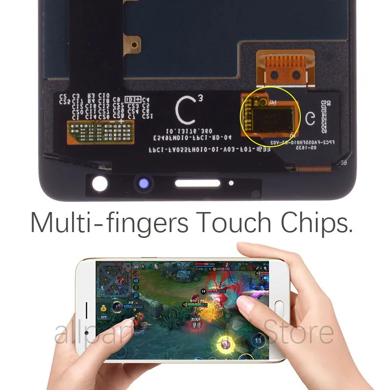 AMOLED Дисплей для XIAOMI Redmi Pro LCD в сборе с тачскрином на рамке Оригинал 5.5''