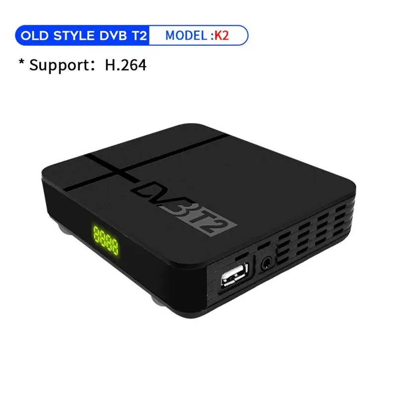 DVB-T2 K2 Цифровой ТВ-тюнер Vmade HD 1080 DVB-T2 H.265/HEVC наземный приемник встроенный RJ45 Поддержка Dolby AC3 Youtube мини-приставка - Цвет: DVB-T2 K2