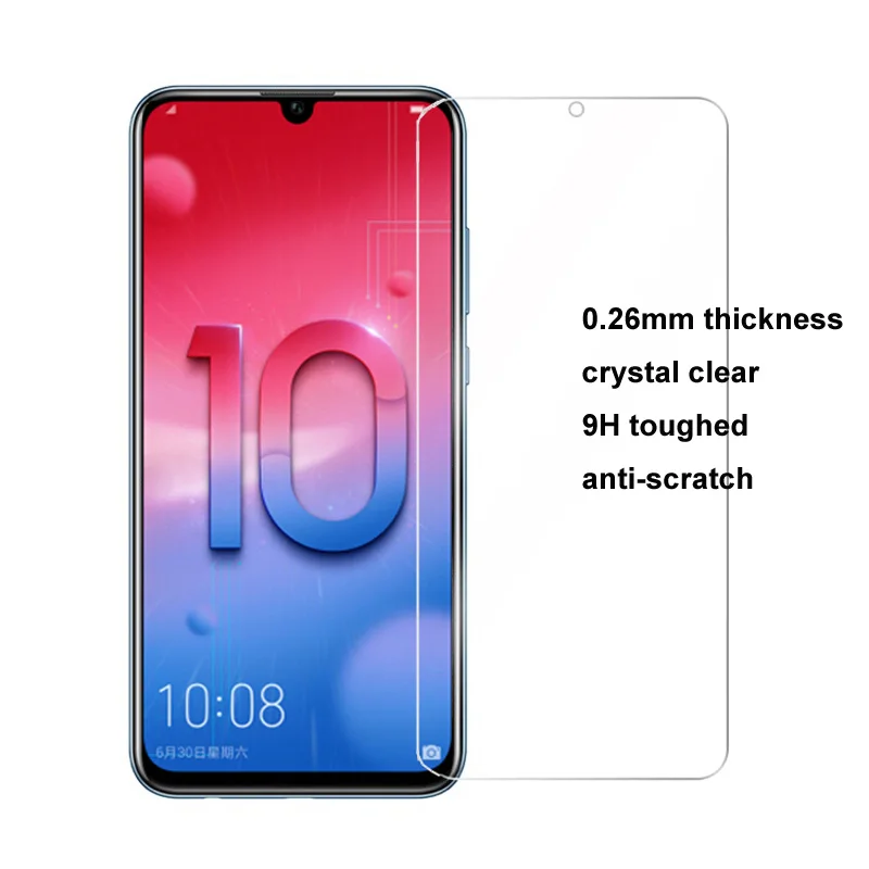 2 шт для huawei Honor 10 Lite, закаленное стекло 9 H, Защитная пленка для экрана huawei Honor 10, Защитная пленка для экрана телефона