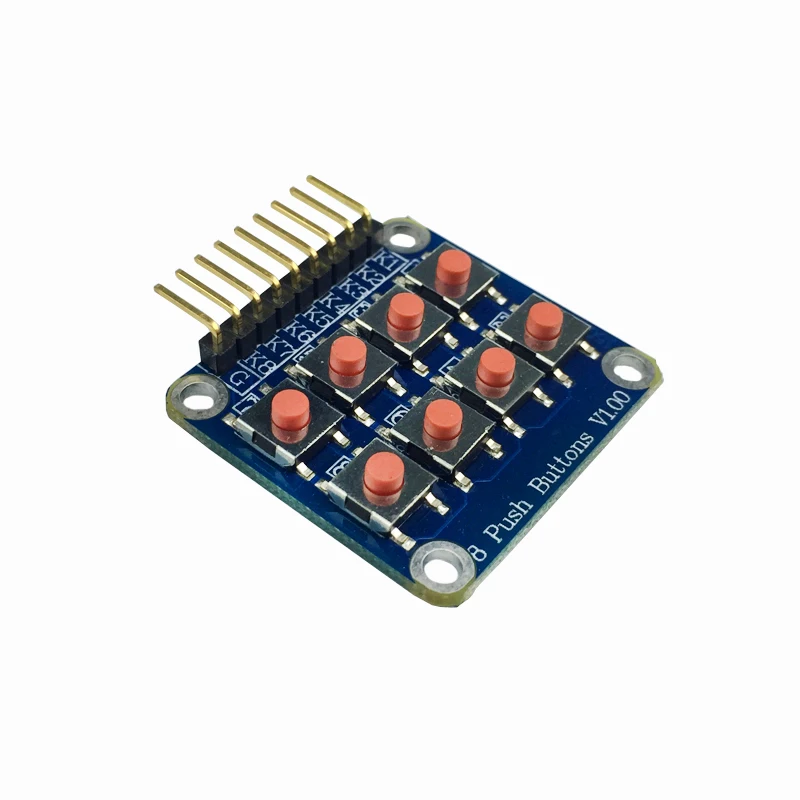 Высокое качество Raspberry Pi 3 Model B 8 кнопочный модуль для 2/3 оранжевого DIY AVR ARM STM32|module for