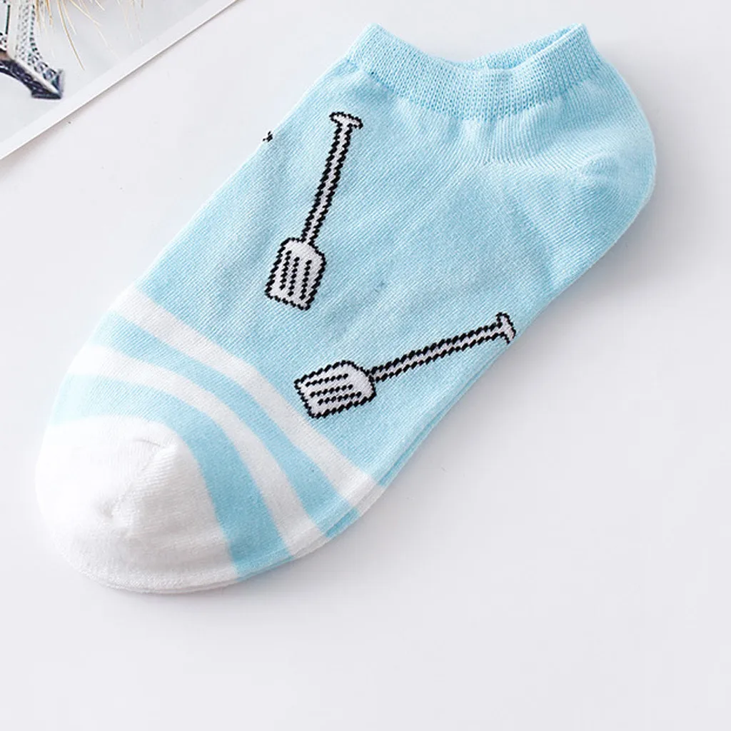 Новинка 2019 года 1 пара женские удобные хлопковые носки в полоску короткие высокое