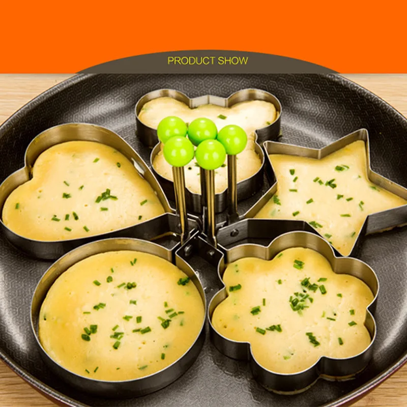 1 шт. Нержавеющая сталь Яйцо Блин производитель яйцо плесень Пособия по