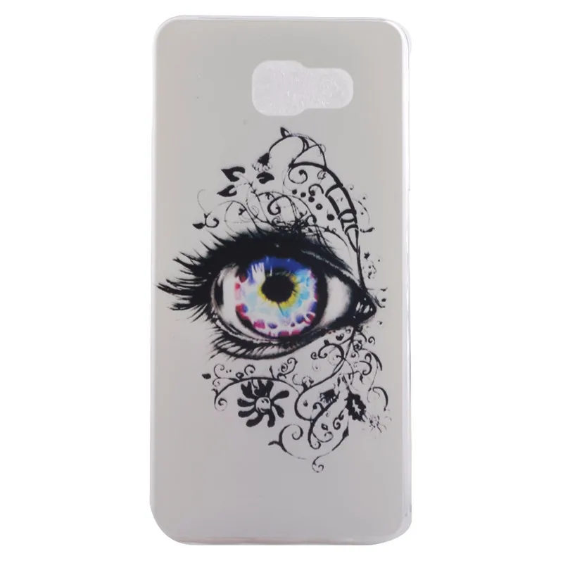 Fashion Dreamcatcher Dandelion Cat Anchor Pattern Soft TPU Case For Samsung Galaxy A9 A7 A5 A3 (2016) A710 A510 A310 Back Cover |