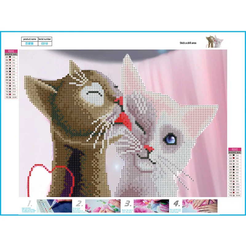Горячие Продажи animal алмазов картина DIY 5D гостиная спальня ручной крестом мозаика