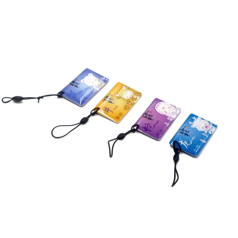 

Waterproof Glue IC Blank card IC Glued Chinese magic 13.56Mhz RFID Proximity IC Token Tag Key Keyfobs For Access System
