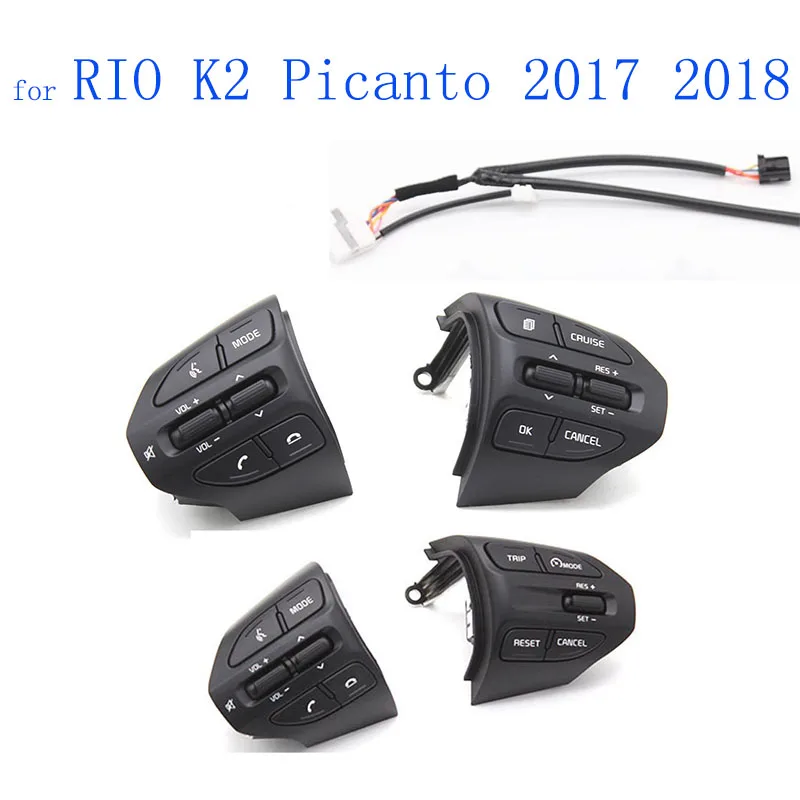 Пульт управления рулем RH 96720G6010 для Kia RIO K2 Picanto 2017 18 кнопки на руль Bluetooth громкость
