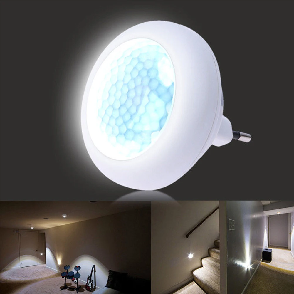 Светодиодный интеллектуальный датчик движения практичный ЕС штекер надёжный