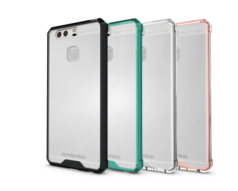 Гибридный ТПУ акрил Броня чехол противоударный Crystal Clear задняя крышка для Huawei Honor 8