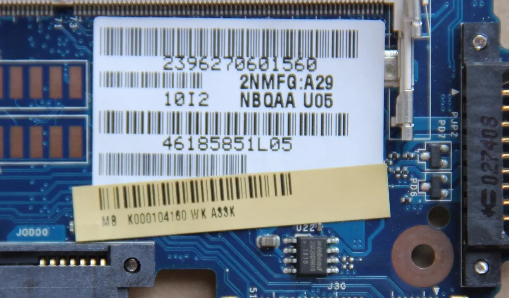 Материнская плата K000104160 для ноутбука Toshiba Satellite M600 M645 NBQAA LA 6071P HM55 DDR3 полностью