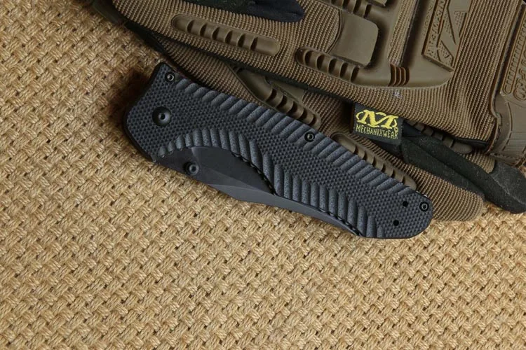 DICORIA BM810 G10 ручка складной нож D2 Сталь лезвие Медь стиральная машина для кемпинга