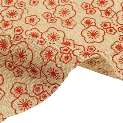 1PCS FOR 15X50CM ShuanShuo, имитация льняной ткани для украшения своими руками, новогодняя, Рождественская шляпа, сумка, колокольчик, кукольные Чулочные ткани, полметра, 150*50 см - Цвет: 1PCS FOR 15X50CM