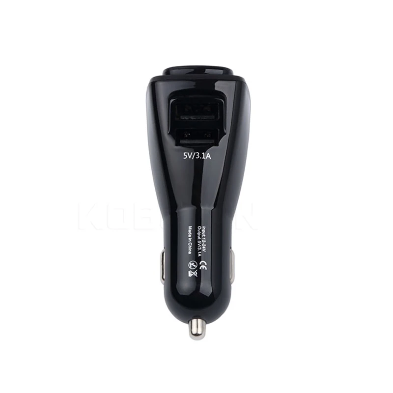 Kebidu Bluetooth V4.1 2 в 1 наушники Dual USB Автомобильное зарядное устройство гарнитура без