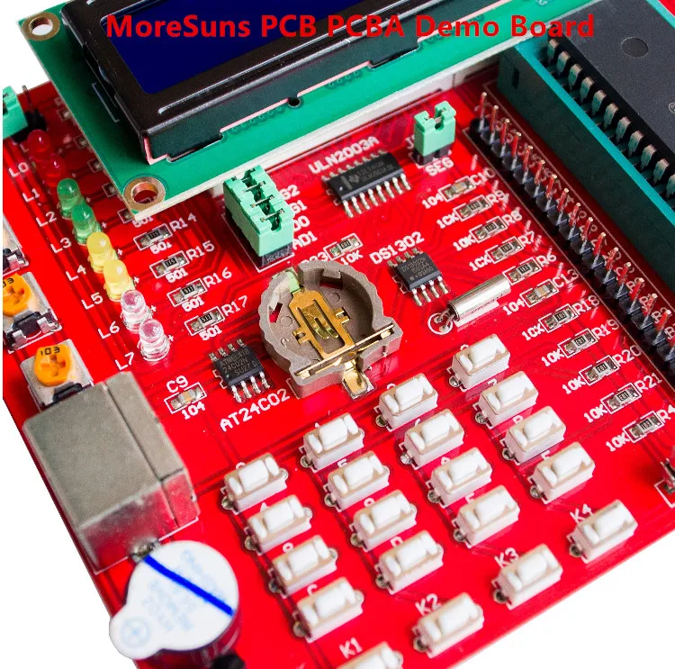 2 шт. обучающая плата PIC микроконтроллер Экспериментальная макетная 16F877A