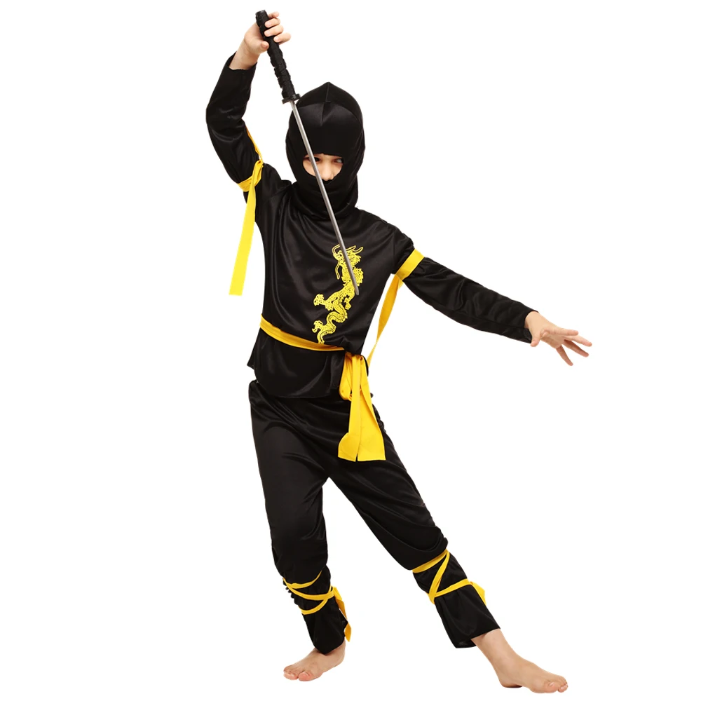 Snailify костюм на Хэллоуин для детей мальчиков костюмы ниндзя Детский воин Косплей