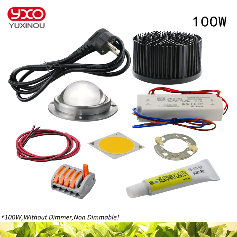100 Вт 200 300 CREE CXB3590 COB LED Grow Light DIY модуль полный спектр Светодиодная лампа для
