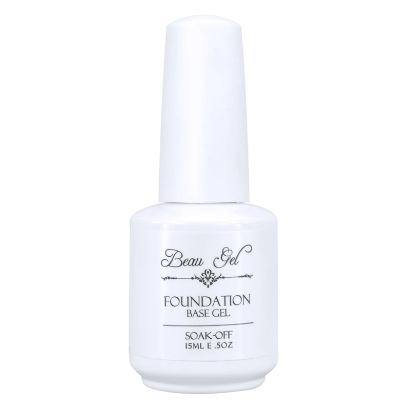 Гель лак для ногтей Beau Gel 2 шт./лот 15 мл безопасный полуперманентный верхнее и